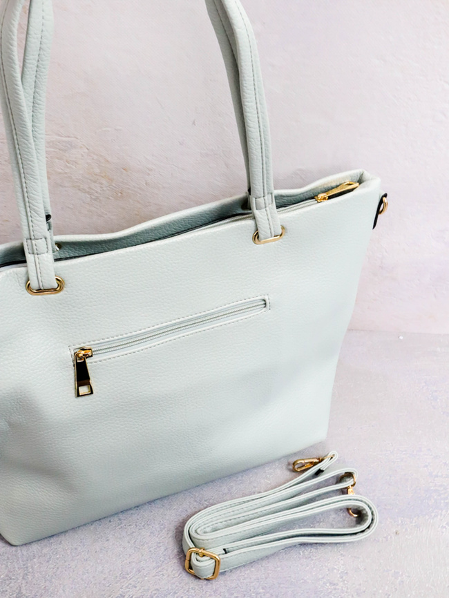 TOREBKA SHOPPERKA- MIĘTOWA