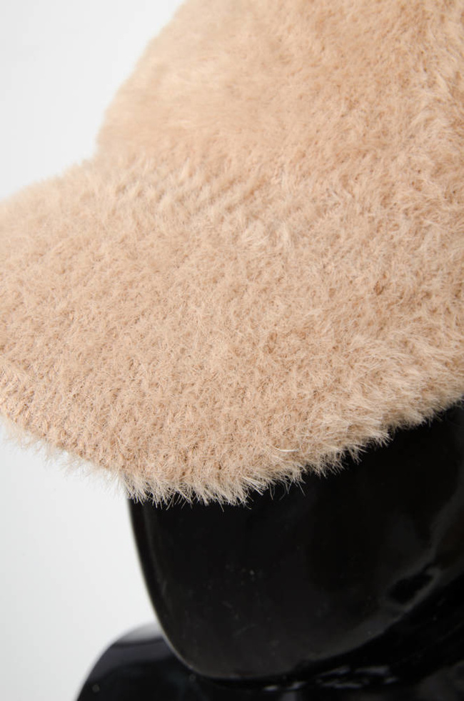  CZAPKA  ALPAKA Z POMPONEM- CAMEL