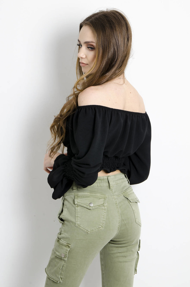 BLUZKA HISZPANKA CZARNA