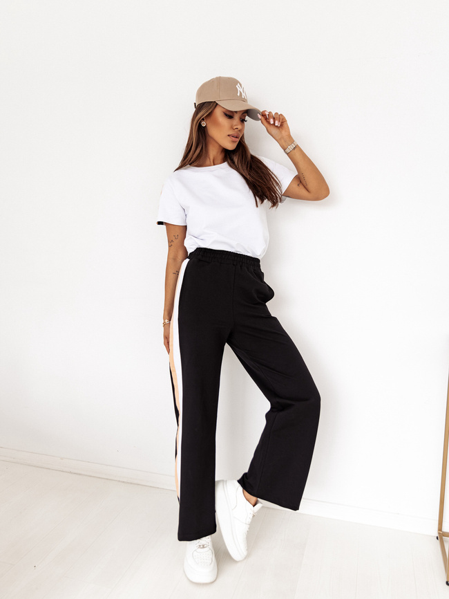 KOMPLET DRESOWY Z LAMPASAMI- BIAŁY