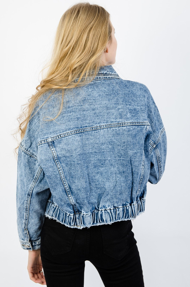 Kurtka jeansowa bomberka