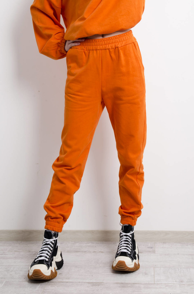 KOMPLET DRESOWY BAWEŁNIANY W KOLORZE POMARAŃCZOWYAM