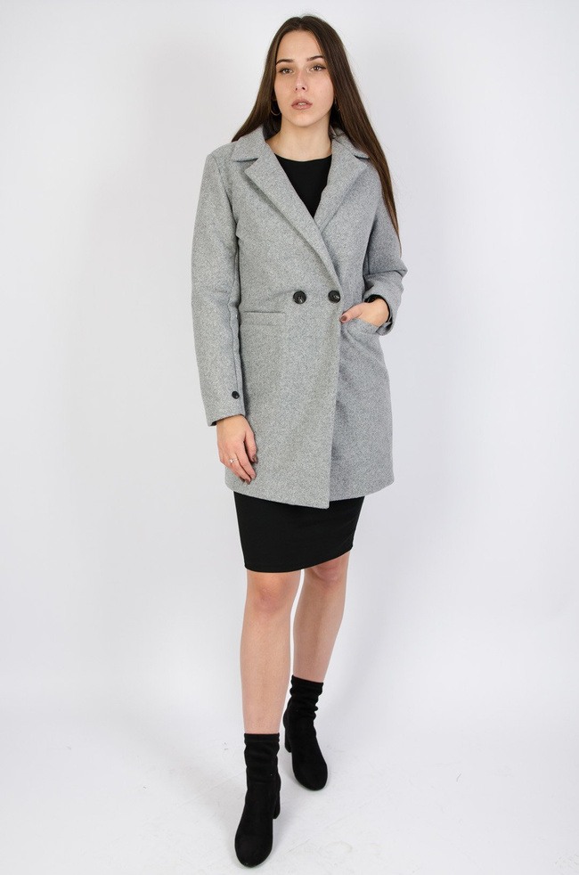 JASNO-SZARY PŁASZCZ