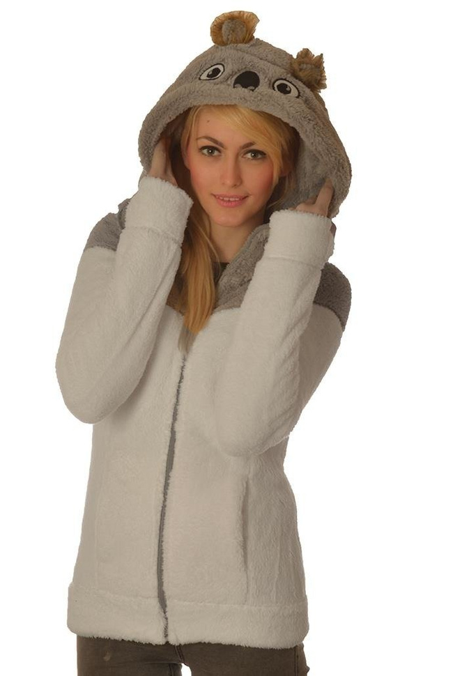 Biała bluza misiek koala
