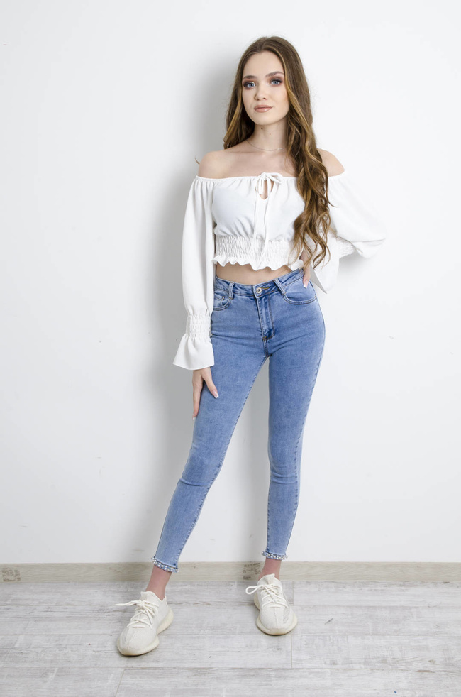 BLUZKA HISZPANKA BIAŁA