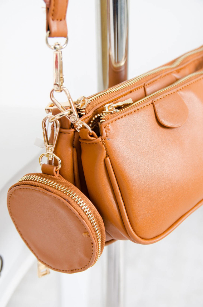 BRĄZOWA TOREBKA 3W1