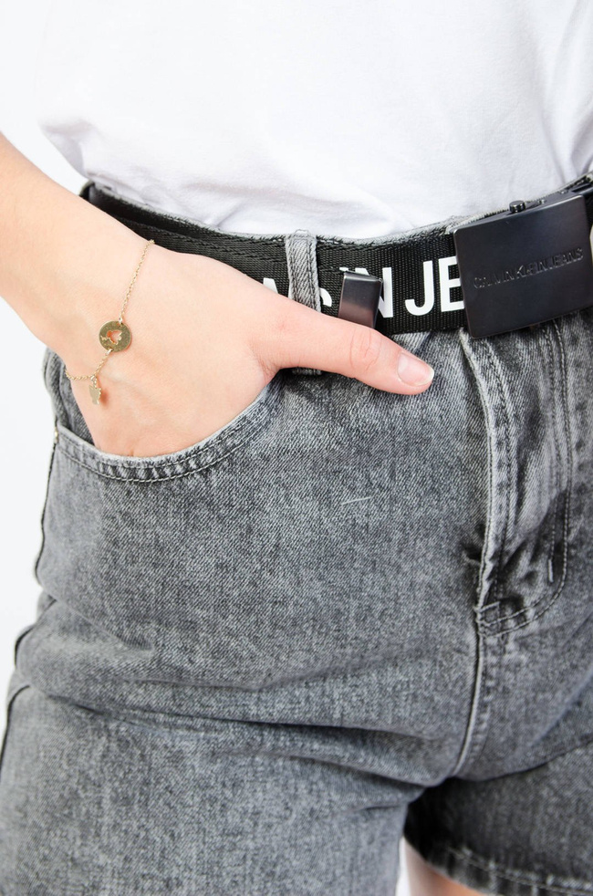 CIEMNO-SZARE SZORTY Z WYSOKIM STANEM