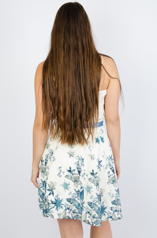 Zwiewna sukienka w kwiaty