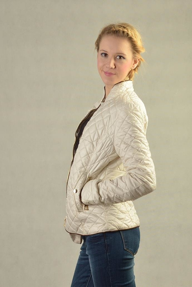 Wiosenna kurtka pikowana