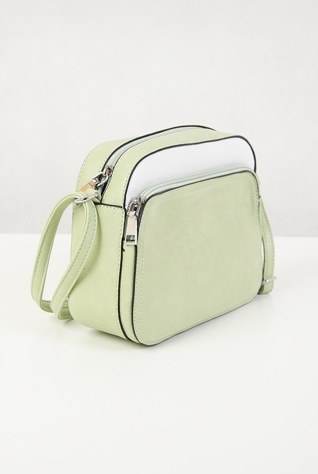 Zielona torebka listonoszka 