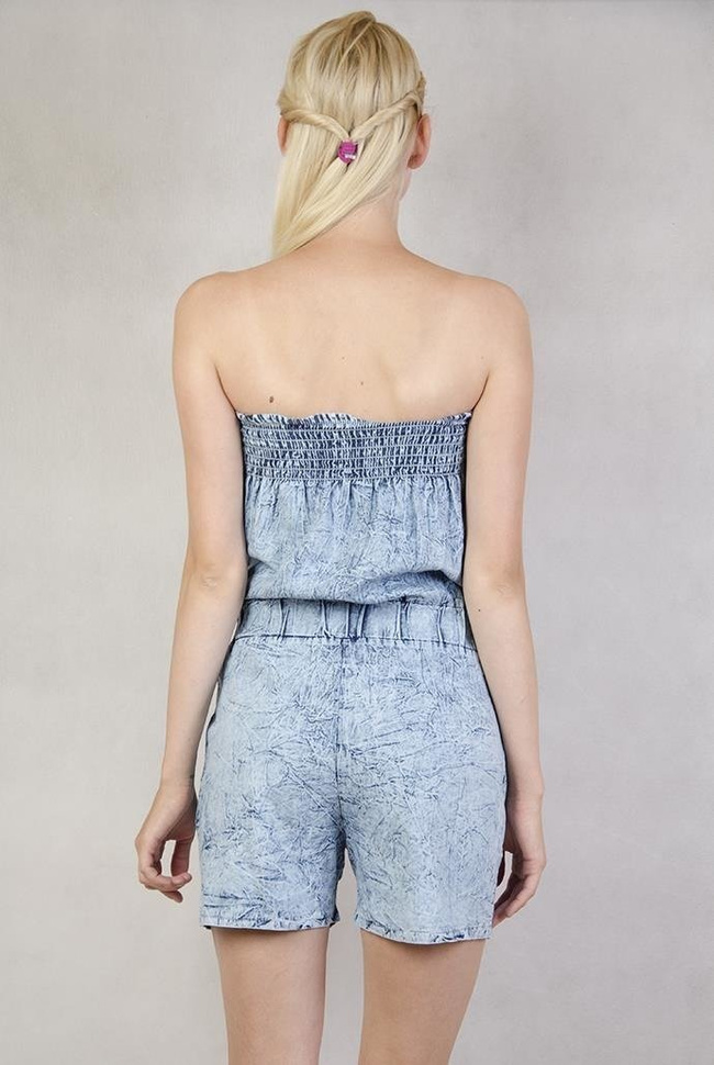 Kombinezon dekatyzowany bez ramiączek