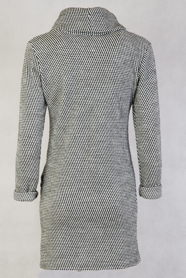 Biało-czarna tunika