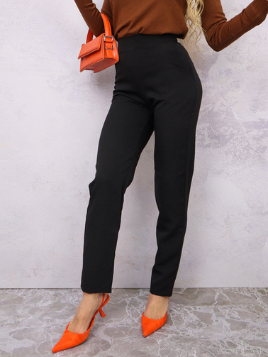 SPODNIE CYGARETKI- CZARNE