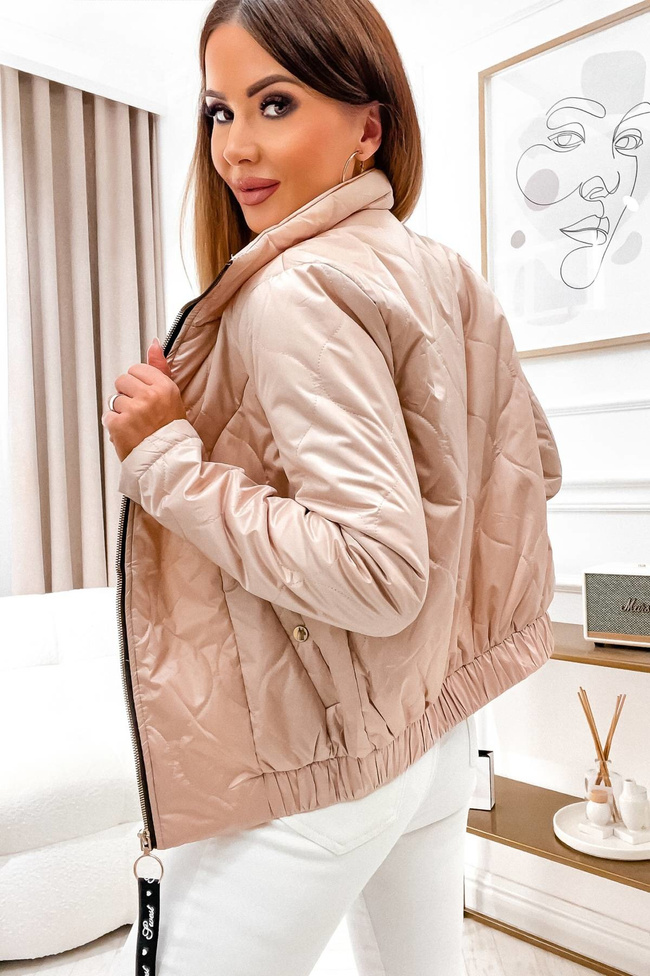 KURTKA PRZEJŚCIOWA PIKOWANA- BEŻOWA