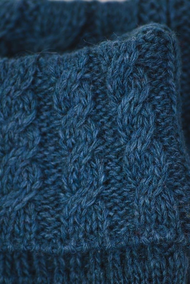 Szmaragdowe rękawiczki z reniferem