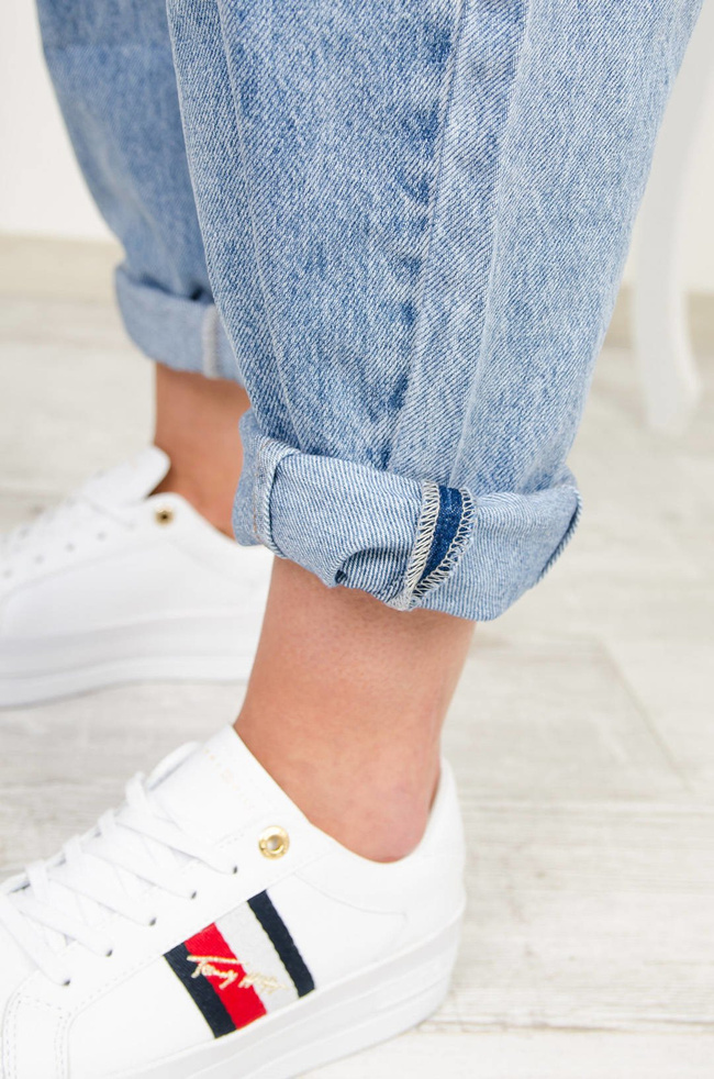 SPODNIE JEANSOWE TYPU SLOUCHY Z WYSOKIM STANEM