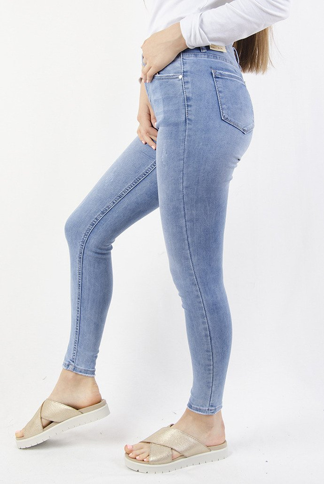 Spodnie jeansowe z aplikacją