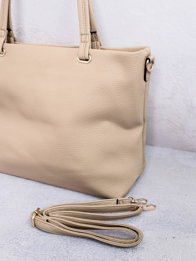 TOREBKA SHOPPERKA- BRĄZOWA