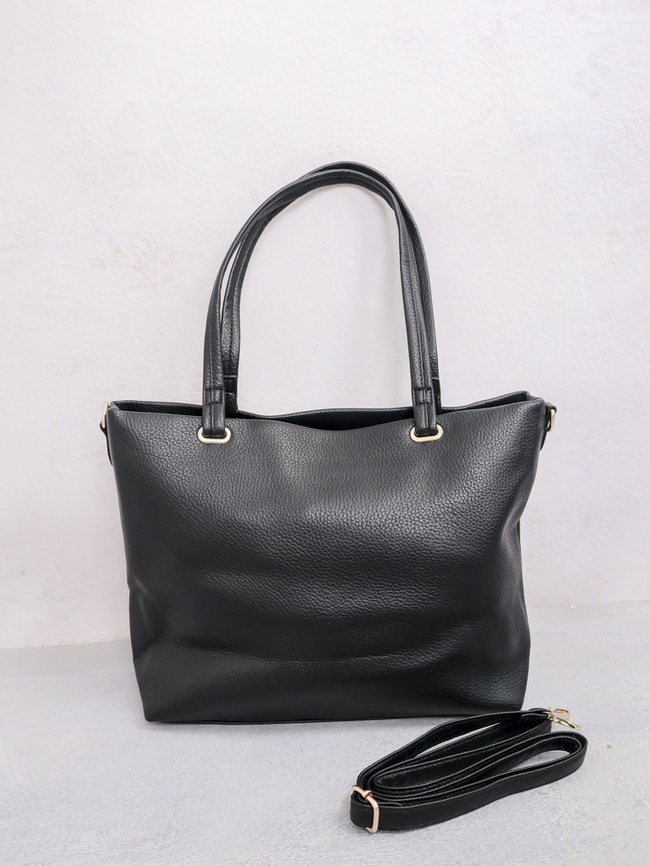 TOREBKA SHOPPERKA- CZARNA