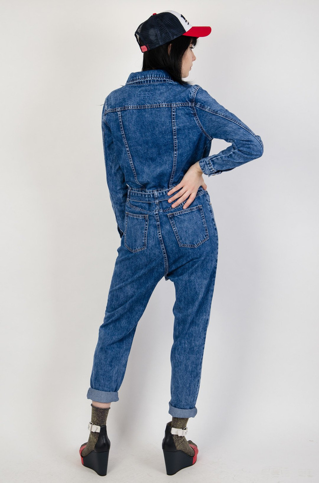 Kombinezon ciemny jeans
