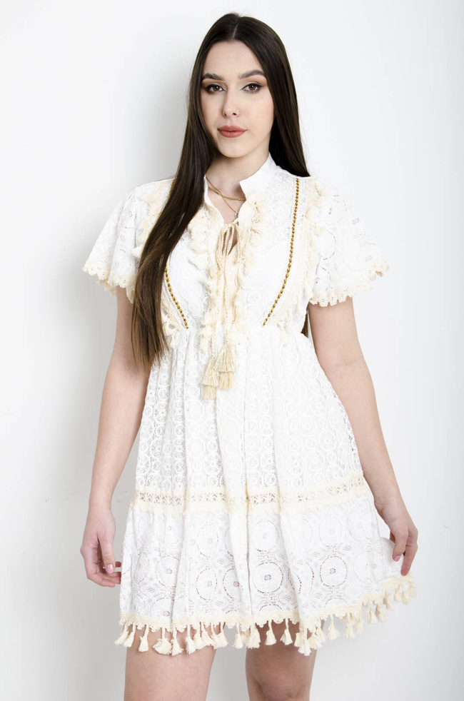 SUKIENKA KORONKOWA BOHO