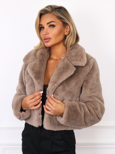 KRÓTKA FUTRZANA KURTKA- FANGO