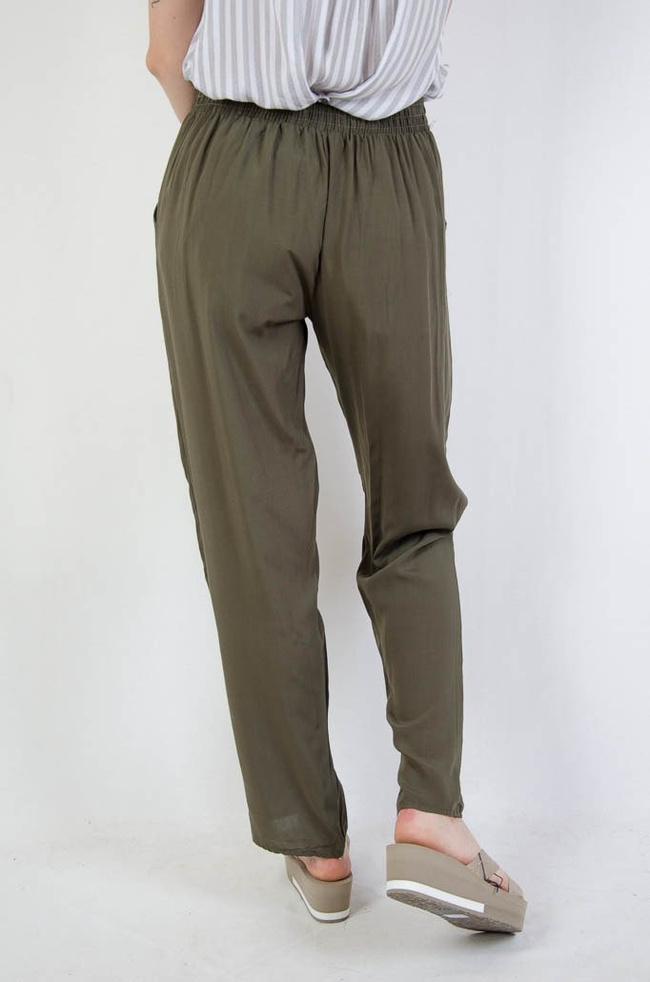 ZIELONE SPODNIE ALLADYNKI 