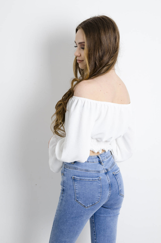 BLUZKA HISZPANKA BIAŁA