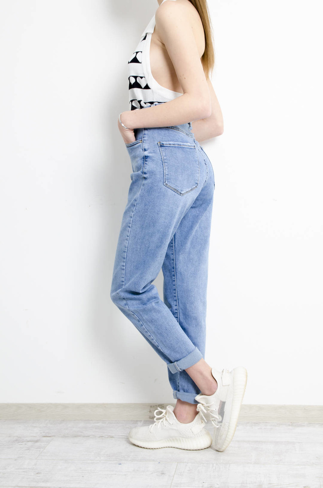 SPODNIE JEANSOWE MOM FIT- POLECANE DLA WYSOKICH