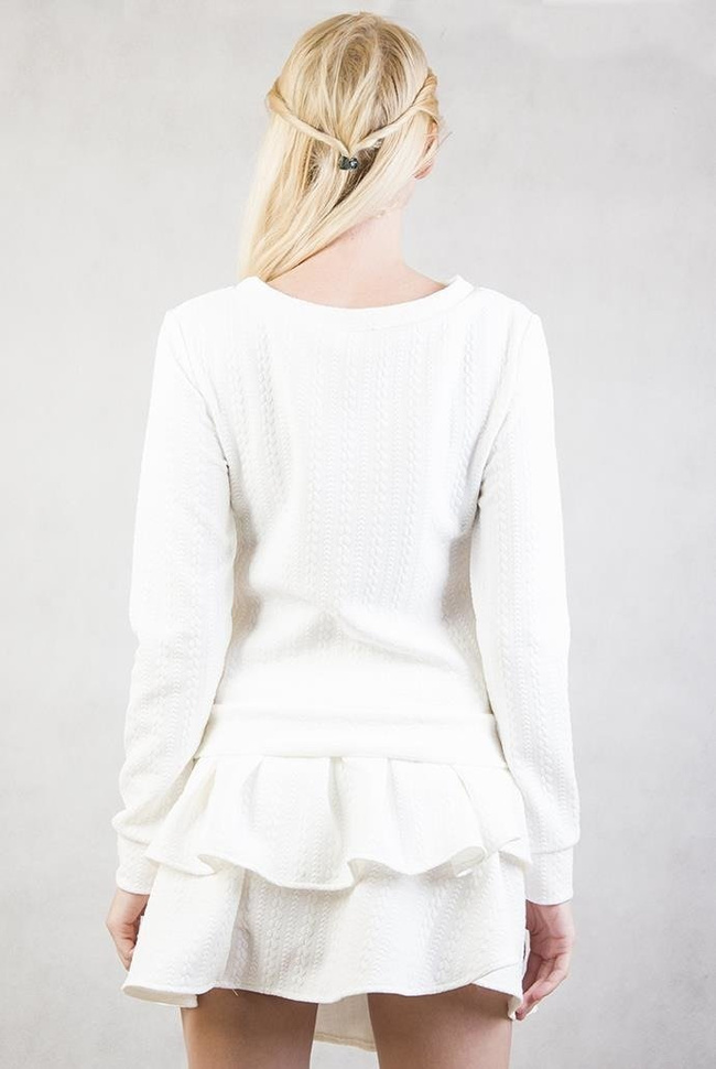 Biała bluzka z koroną