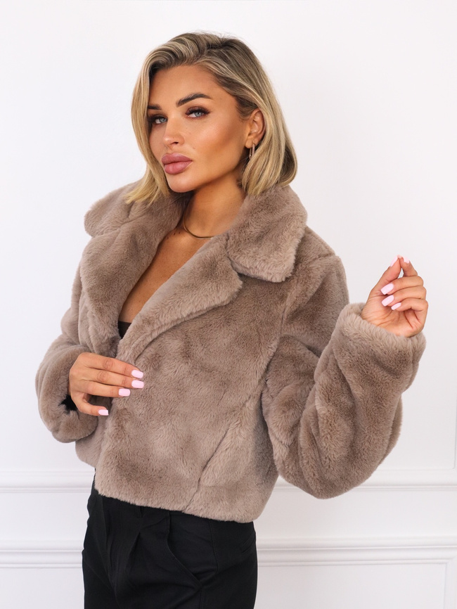 KRÓTKA FUTRZANA KURTKA- FANGO