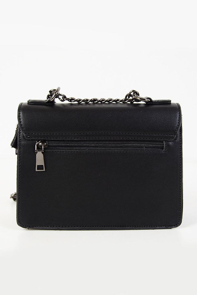 Czarna torebka z podkową