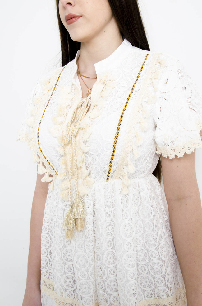 SUKIENKA KORONKOWA BOHO