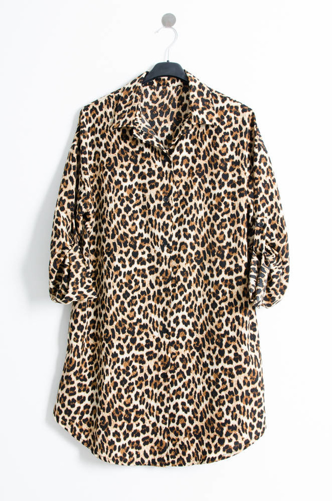 DŁUGA KOSZULA W PANTERKĘ