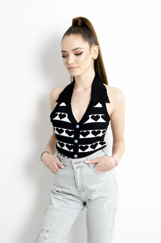 TOP SWETERKOWY W SERDUKSZKA