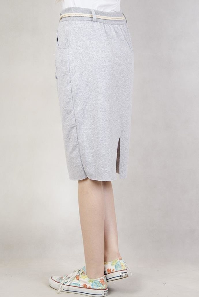 Spódnica dresowa z gwiazdką szara