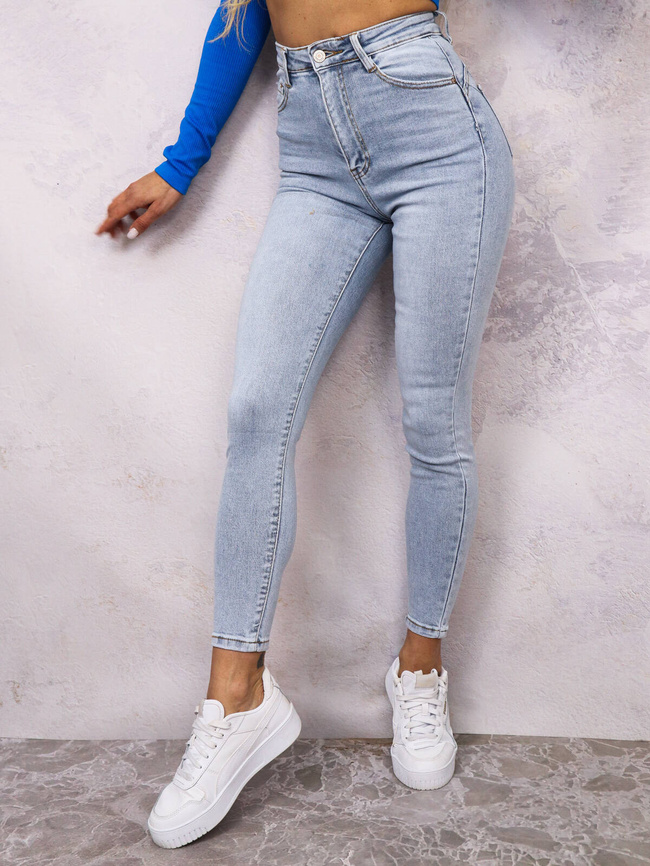 JASNE SPODNIE JEANSOWE SKINNY