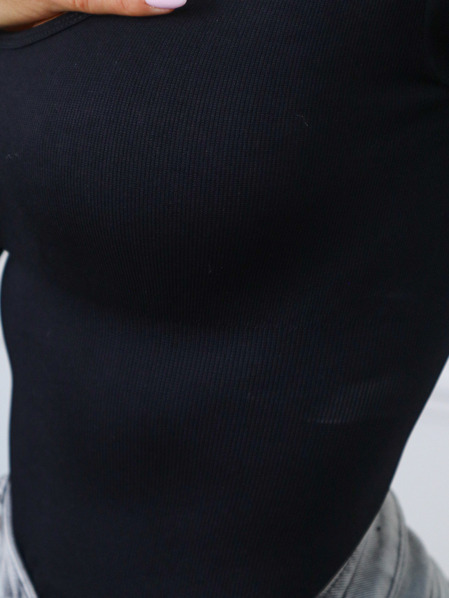 BODY MODELUJĄCE NA DŁUGI RĘKAW- CZARNE