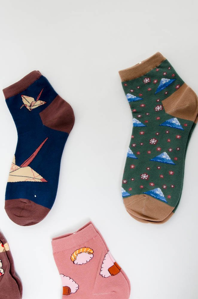 5-PACK WZORZYSTYCH SKARPETEK-AKA06