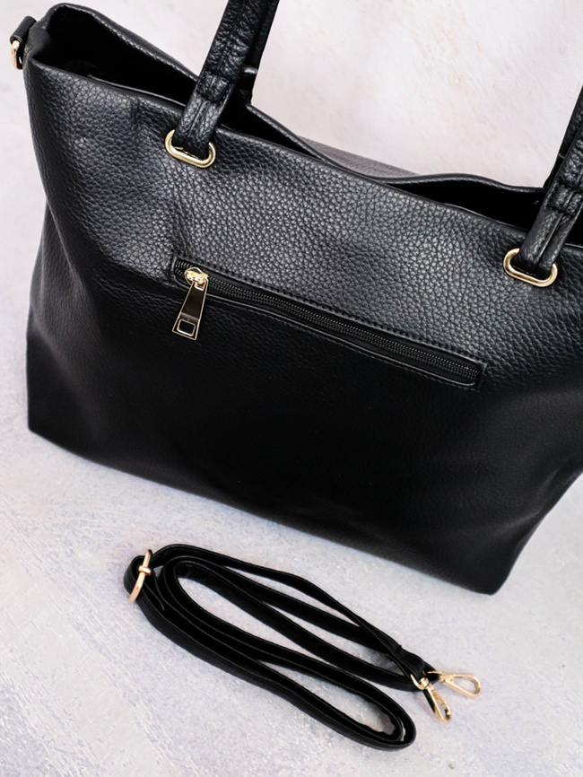 TOREBKA SHOPPERKA- CZARNA