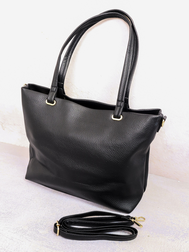 TOREBKA SHOPPERKA- CZARNA