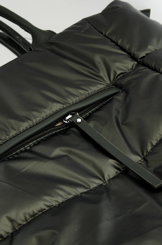 TORBA PIKOWANA ZIELONA- SHOPPER