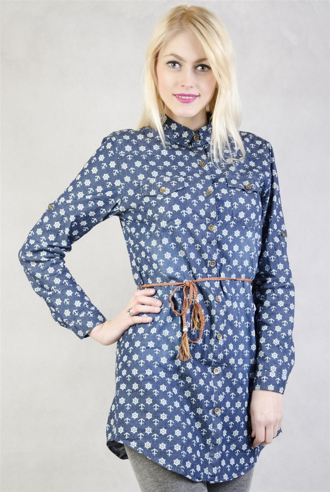 Koszula w marynarskie wzorki