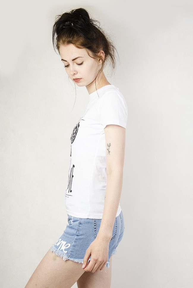 Biała bluzka z Mickey Mouse