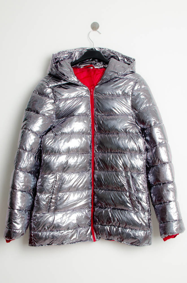 BURGUNDOWA KURTKA ZIMOWA PARKA NA MISIU 3 w 1