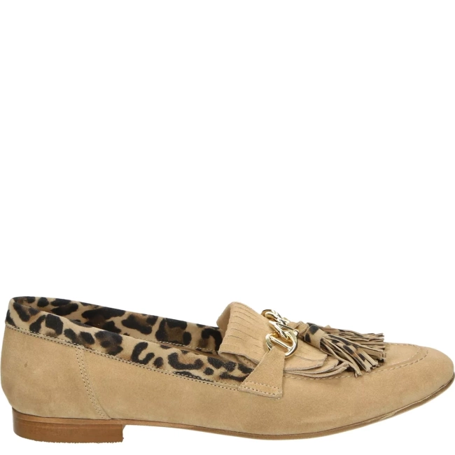 MOKASYNY Z NADRUKIEM ZWIERZĘCYM