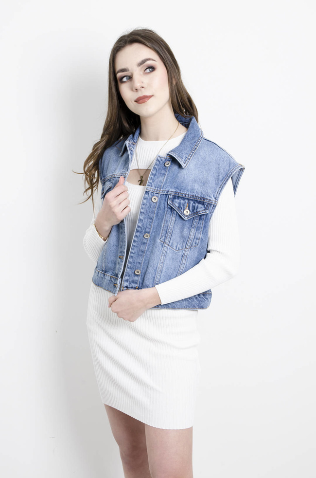 KAMIZELKA JENASOWA - BEZRĘKAWNIK