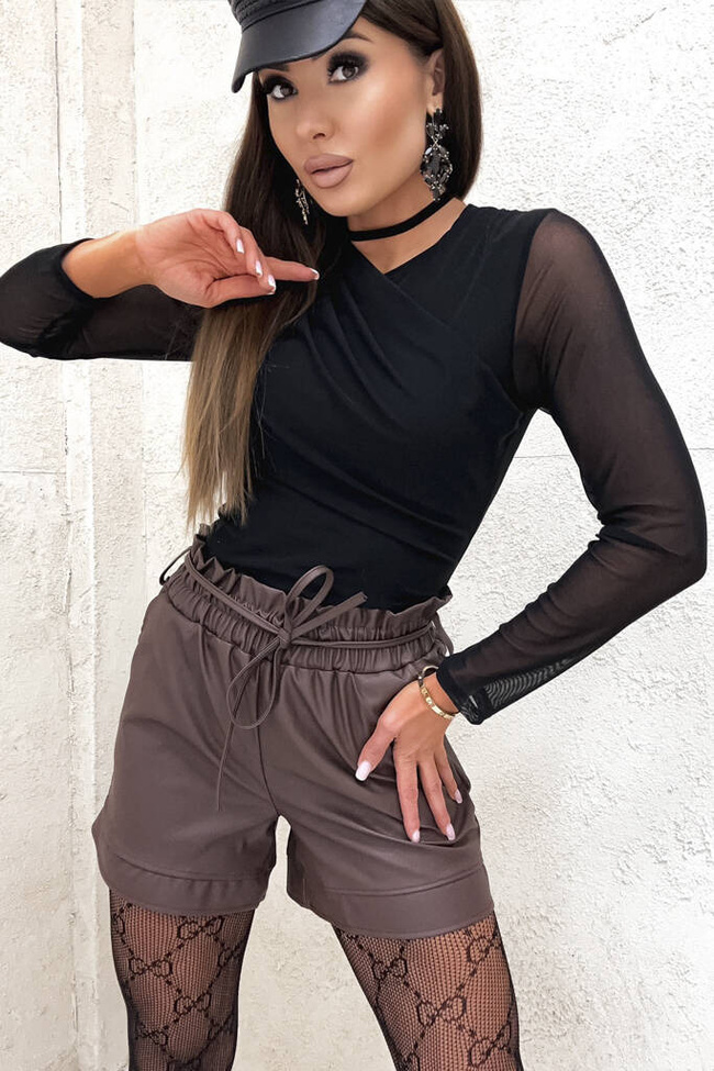 BODY Z KOPERTOWYM DEOLTEM- CZARNE