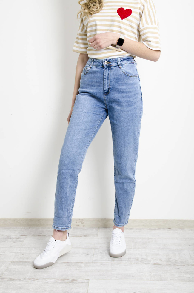 SPODNIE JEANSOWE MOM FIT- POLECANE DLA WYSOKICH