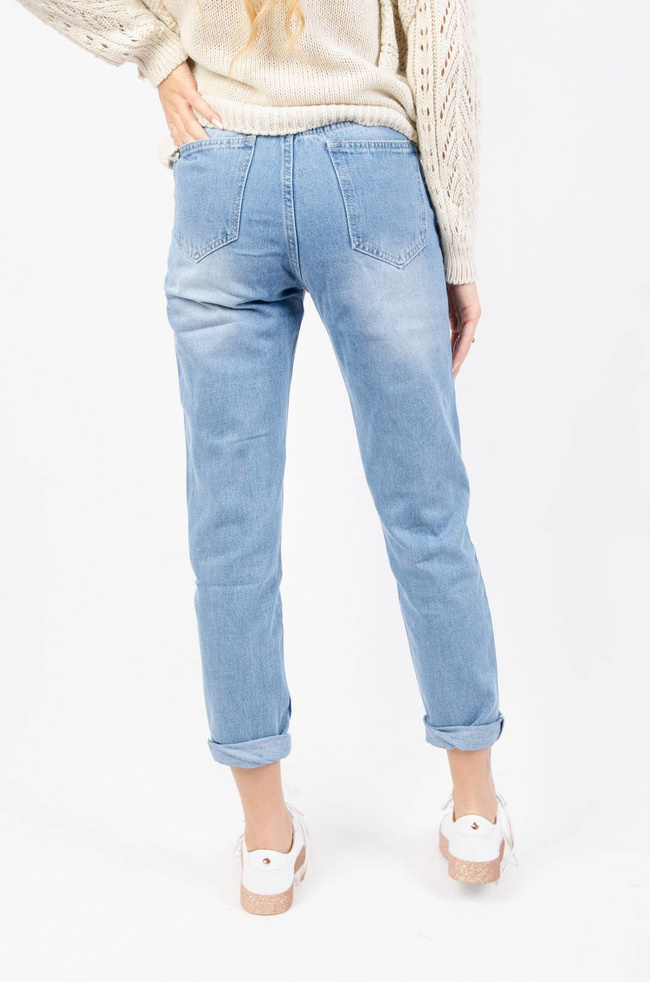 JASNE SPODNIE JEANSOWE BOYFRIEND